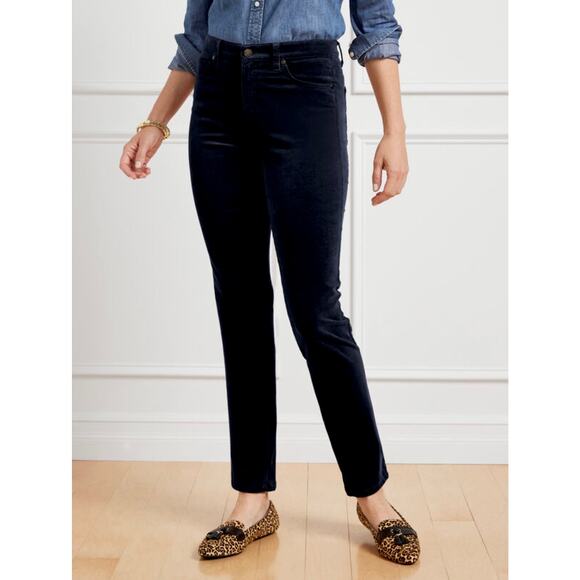 Talbots Black Corduroy Ankle Jegging - Picture 1 of 8